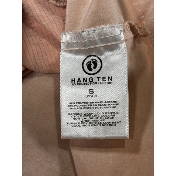 Hang Ten Womens Lightweight Beige Windbreaker Jacket - Size S - Picture 5 of 11